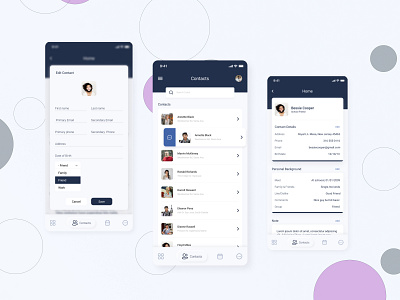 Social Mobile App UI Design