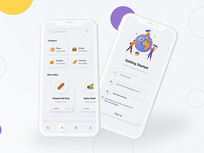 Food App UI | UX Design app app design design ui ui ux design uiux user interface design ux