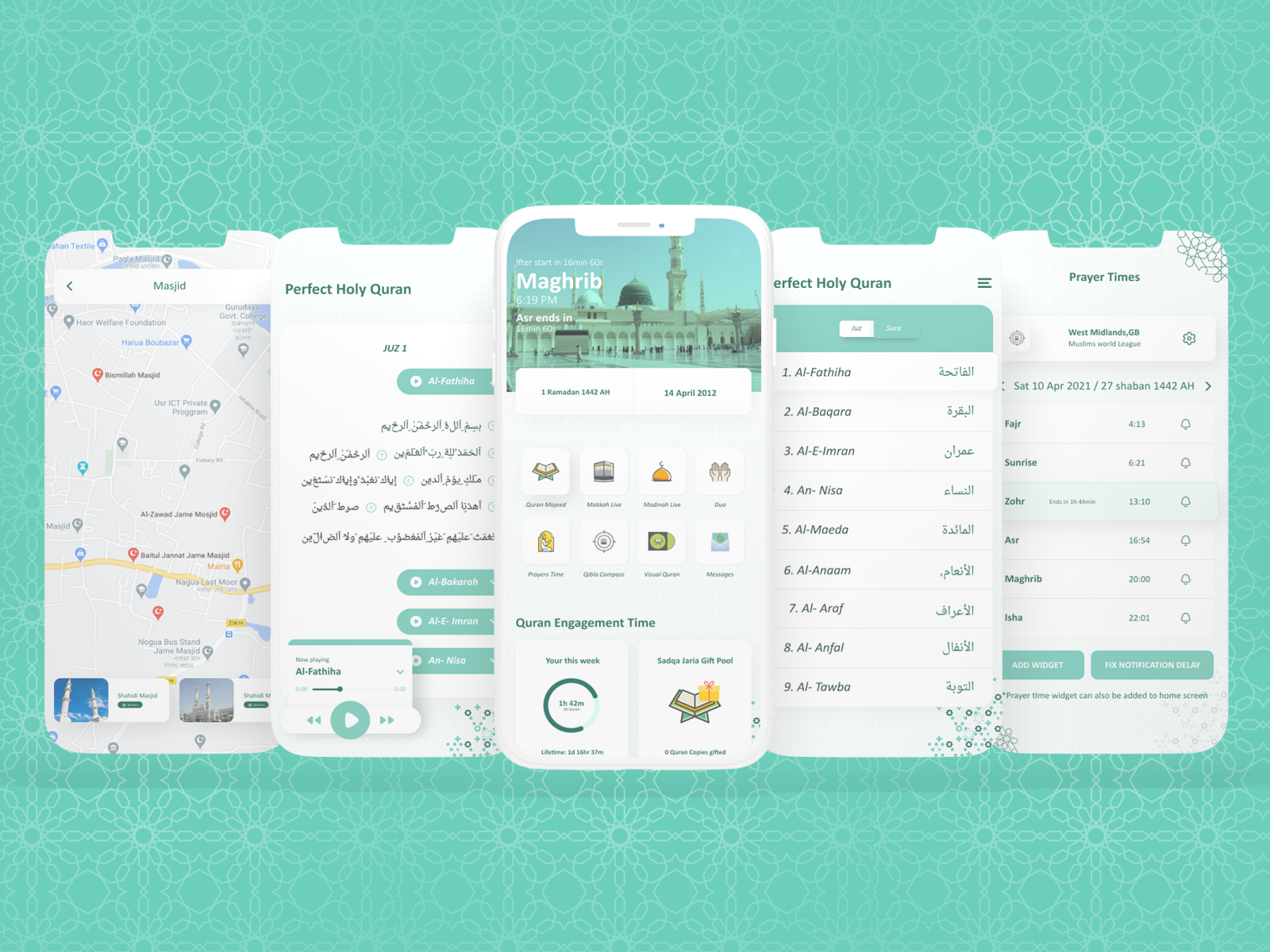 Islamic App Ui by Tamim islam on Dribbble
