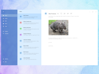 Fluent Design Email design email fluent microsoft system ui ux