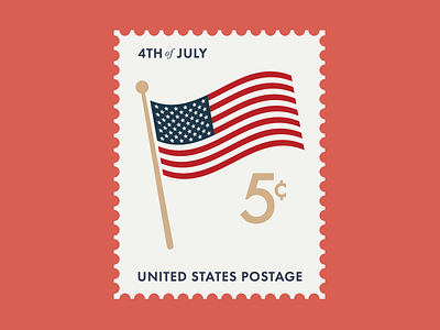 Free “Independence Day” Vector Stamp 4th july america free illustration independence day mail philately postage stamp united states usa vector