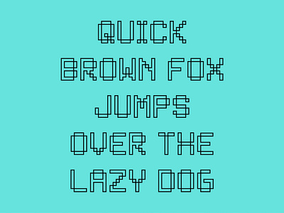 Bitless Font art bitlis bitmap byte font line logo old pixel retro techno typeface typography video game vintage