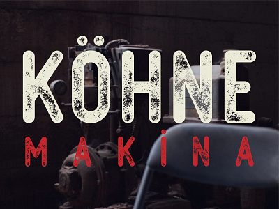 Free "Köhne Makina" Textured Vector Font abc alphabet branding design font free illustration köhne letter makina old retro sans textured turkish typeface typography vector vintage