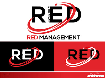 LOGO RED MANAGEMENT logo logo branding logo design red management logo red management logo redesign