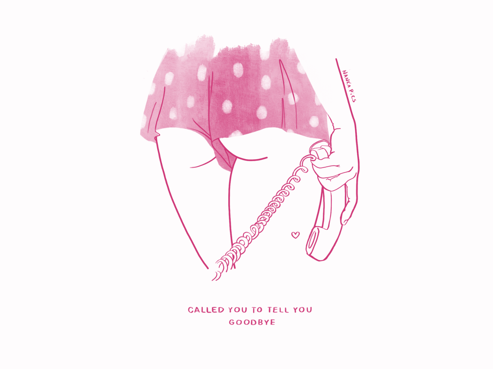 Called you to tell you goodbye. animation body design erotic eroticart eroticillustration female feminine illustration vector