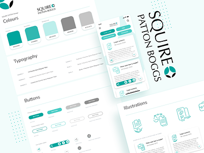 Squire Patton Boggs Mobile Law App - Design system