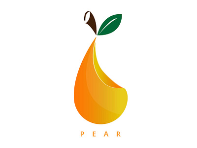 Pear Logo design logo logo design logos pear pear logo