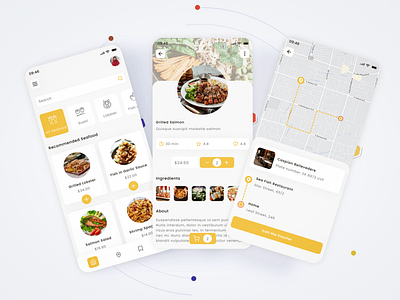 Sea food Delivery APP UI