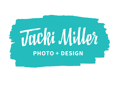 Jacki Miller identity lettering logo
