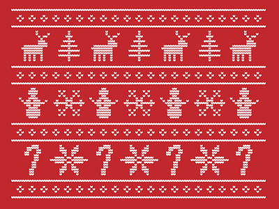 Ugly Christmas Sweater christmas holiday pattern ugly sweater