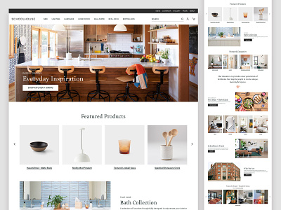 Schoolhouse e-commerce ecommerce shopify ui ui design ux ux design web design