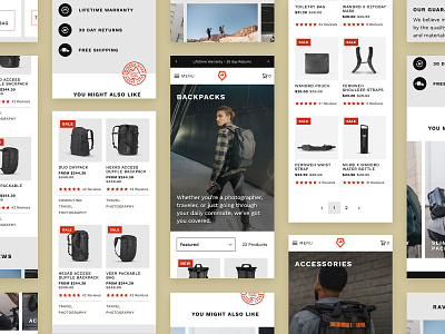 WANDRD: Collection ecommerce shopify ui ui design ux ux design web design