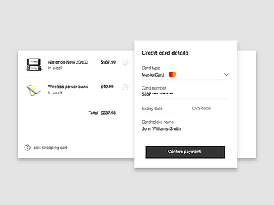 Credit card checkout #002 Daily UI cart checkout dailyui payment ui ux website