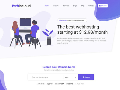 Homepage- Web in cloud