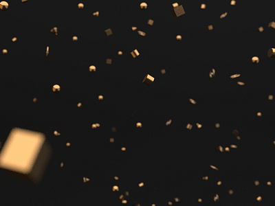 Testing particles in Maya for upcoming project. 3d animation gold maya particles
