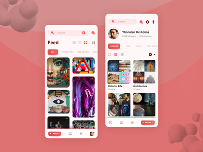 Pinterest Redesign Concept