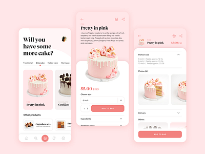 Cakes - UI mobile