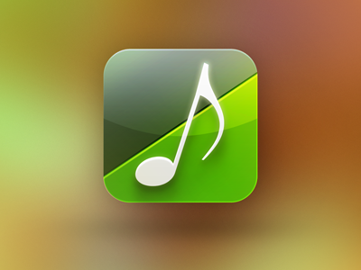 Music App Icon app icon ios iphone logo music