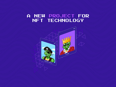 A New NFT Project back end design front end full stack landing page nft nft art nft characters pixel art popular project management purple turtles ui design ux design website website design