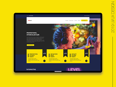 Ethernet Campaign Page campaign campaign page developer development ethernet frontend uidesign uiux webdesign wifi yellow yellows