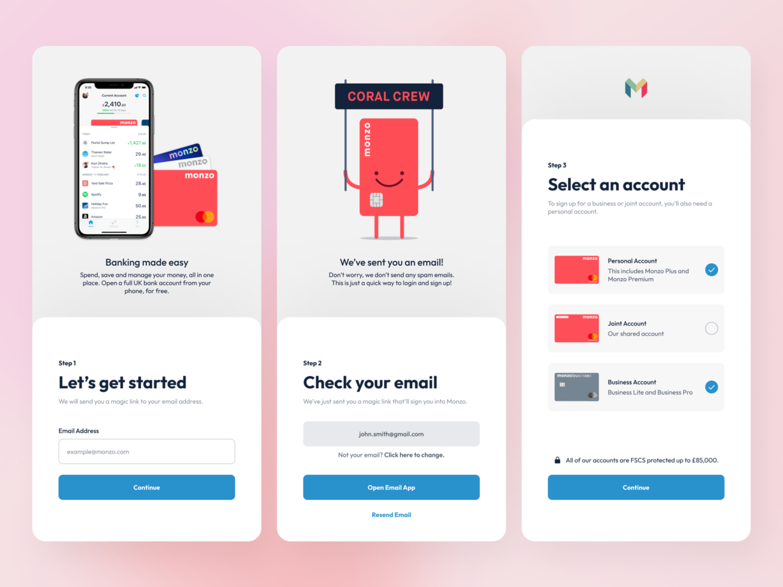 monzo sign up