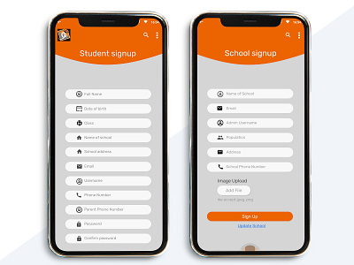student sign up