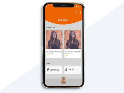 educationalapp bookshelve app design graphic design ui ux