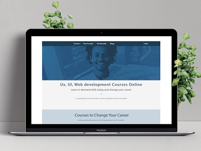 Web Showcase Project Presentation Careerfoundary design ui