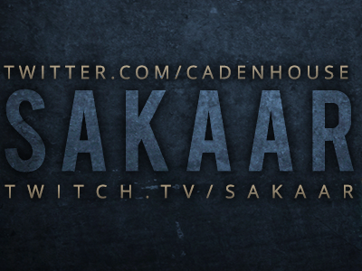 Sakaar Twitter Banner esports gaming illustrator logo photoshop streaming twitch vector