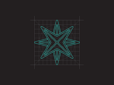 Illyrian Star for IBFOREX™ branding design logo minimal symbol vector