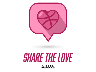Share The Love Icon design icon icon artwork identity illustrator share button ui uidesign user interface