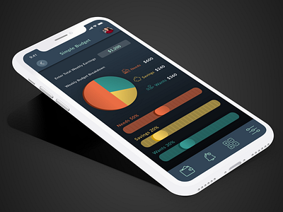 Simple Budgeting Financial Mobile App