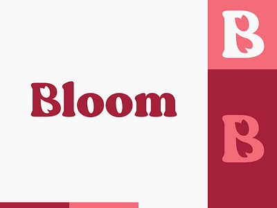 Peachtober day 28: Bloom bloom branding design flower heart illustrator logo peachtober tulip typography vector