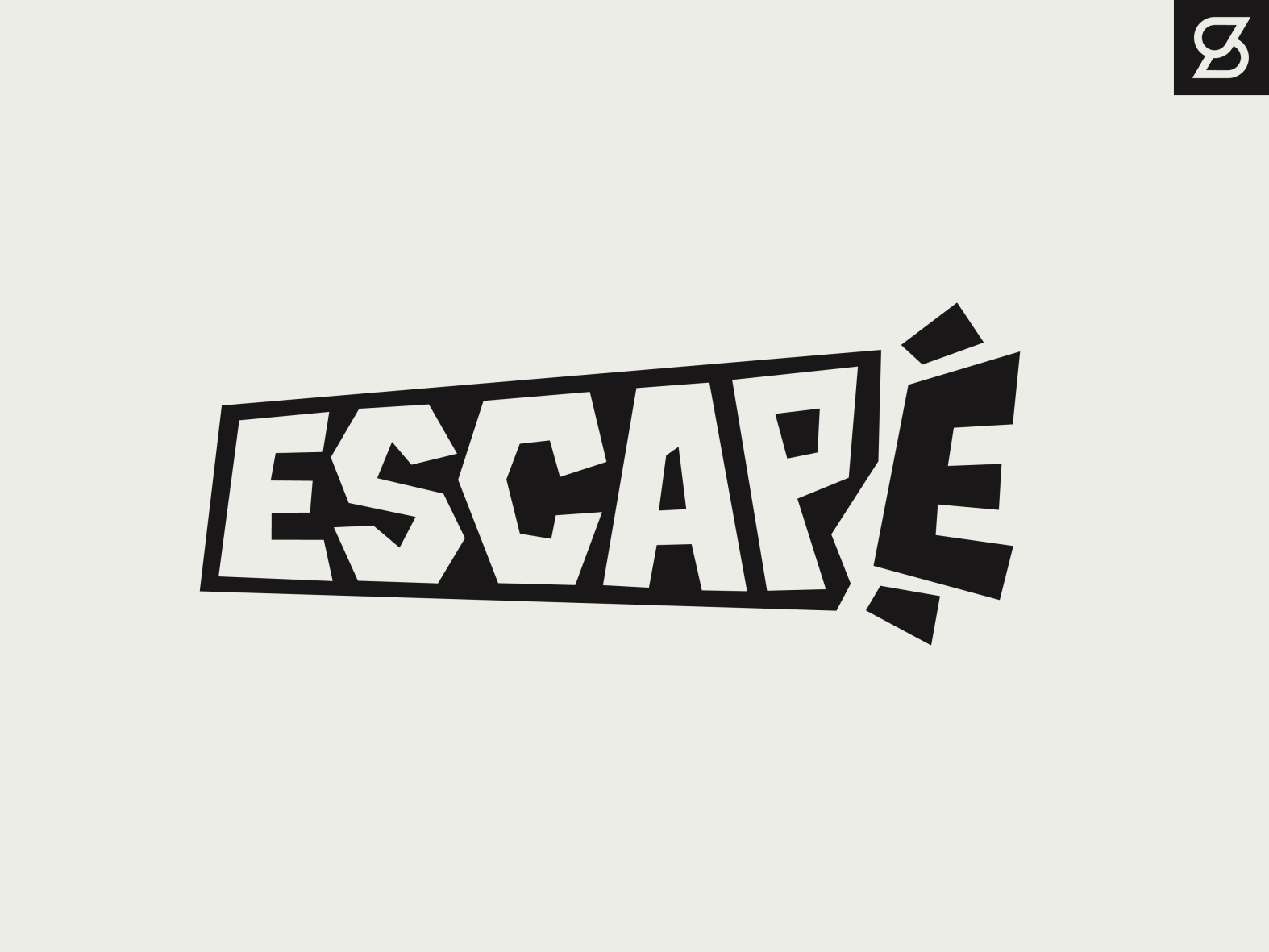 Escape logo mark by Sebastian Meehan on Dribbble