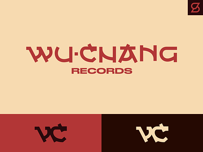 WuChang Records logo concept asian branding chinese logo nopixel oriental typography vector wuchang wutang