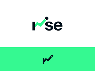 Peachtober day 5: Rise arrow branding design inktober investing logo peachtober rise stock stocks trading typography