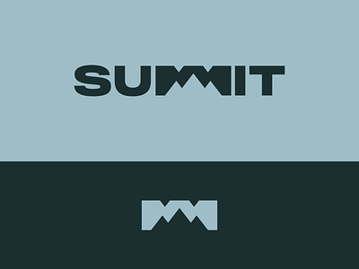 Peachtober day 16: Summit branding design inktober lettermark logo mountain peachtober peak summit typography vector winter