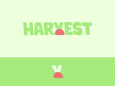 Peachtober day 23: Harvest branding design farming harvest inktober logo peachtober typography vector vegetable
