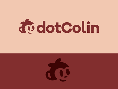 dotColin logo branding icon logo monkey twitch vector youtube
