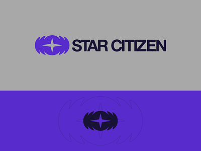 Star Citizen alien branding design icon logo space star typography