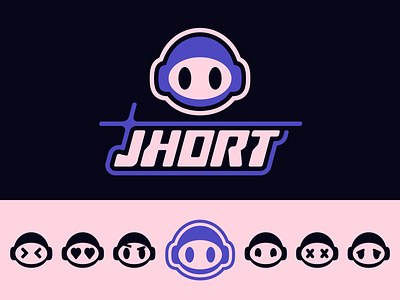 Jhort logo astronaut branding helmet logo sebm space typography vector y2k