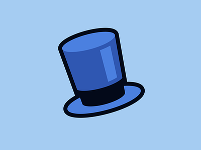 EditorNeo Logo branding design hat illustration logo magician sebm top hat tophat vector