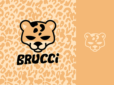 Brucci logo branding cheetah design leopard logo pattern sebm