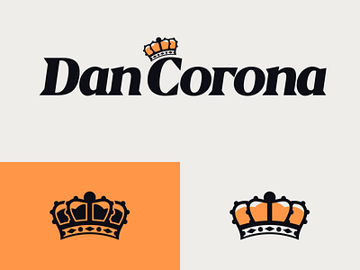 Dan Corona Logo branding crown cypher logo regal royal sebm vector