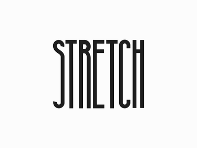 Stretch black black and white design flat flat design illustration illustrator logo vector