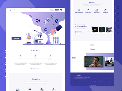 Tutor Me - Landing Pages for Various Flows