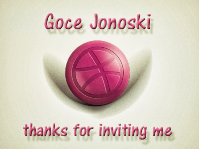 Thank You Goce Jonoski my first shot