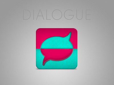 Icon Dialogue chat design dialogue icon ui