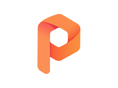 P for Prospector letters logo p