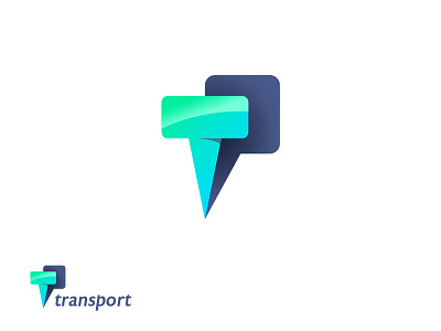 Transport Logo 2 branding check in check point design letters logo monogram logo